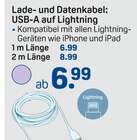 Lade- und Datenkabel: USB-A auf Lightning im Angebot bei Rossmann in Laatzen Lade- und Datenkabel: USB-A auf Lightning Angebote bei Rossmann Laatzen für 6,99 €