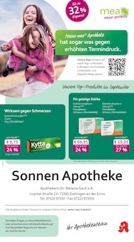 mea - meine apotheke Prospekt der KW 36 "Unsere September-Angebote" Aktueller mea - meine apotheke Prospekt "Unsere September-Angebote" Seite 1 von 4 Seiten