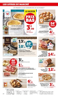 Promotion Crustacés dans le prospectus Super U, valable du 21/10/2025 au 02/11/2025 Promo Crustacés dans le catalogue Super U du moment à la page 20