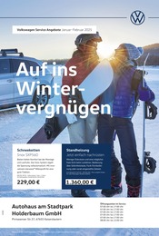 Aktueller Volkswagen Prospekt mit Auto, "Auf ins Wintervergnügen", Seite 1