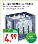 MINERALWASSER im Angebot bei Marktkauf in Bochum MINERALWASSER Angebote von STEINSIEKER bei Marktkauf Bochum für 4,99 €