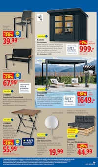 Gartenmöbel im Lidl Prospekt "LIDL LOHNT SICH" mit 70 Seiten (Fürth)