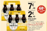 Bière Blonde - 3 MONTS dans le catalogue E.Leclerc