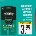 Xtreme 3 Einwegrasierer Sensitive von Wilkinson im aktuellen EDEKA Prospekt für 3,99 €