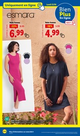 Robe Femme Angebote im Prospekt "Le vrai prix des bonnes choses" von Lidl Robe Femme Angebote im Prospekt "Le vrai prix des bonnes choses" von Lidl auf Seite 22
