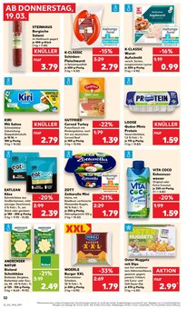 Sahne im Kaufland Prospekt "KNÜLLER" mit 68 Seiten (Aachen)