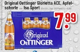 Original Oettinger Glorietta ACE, Apfelschorle oder Iso Sport Angebote von Oettinger bei Trinkgut Bad Kreuznach für 7,99 €