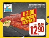 EDEKA Hüttengrund - Schweinekammsteaks Angebot im Prospekt Schweinekammsteaks bei EDEKA im Hüttengrund Prospekt für 12,90 €