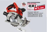 Aktuelle Batterie Angebote bei Marktkauf in Offenbach (Main) Aktuelles Akku-Handkreissäge TC-HS 18 Li-Solo Angebot bei Marktkauf in Offenbach (Main) ab 49,99 €