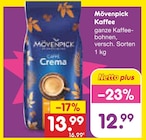 Kaffee Crema Angebote von Mövenpick bei Netto Marken-Discount Jena für 12,99 €