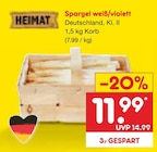 Spargel bei Netto Marken-Discount im Prospekt "" für 11,99 €