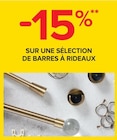 -15% sur une sélection de barres à rideaux en promo chez Castorama Aubervilliers