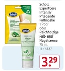 ExpertCare Intensiv Pflegende Fußmaske von Scholl für 3,29 € bei Rossmann im Angebot ExpertCare Intensiv Pflegende Fußmaske von Scholl im aktuellen Rossmann Prospekt