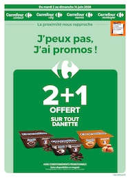 Catalogue Carrefour Proximité à Lavelanet, avec 24 pages Prospectus Carrefour Proximité à Lavelanet, "J’peux pas, J’ai promos !", 24 pages, 02/06/2026 - 14/06/2026