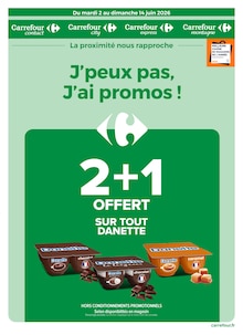 Catalogue Carrefour Proximité de la semaine 22, "J’peux pas, J’ai promos !", page 1, 02/06/2026 - 14/06/2026 Prospectus Carrefour Proximité en cours, "J’peux pas, J’ai promos !", page 1 sur 24