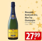 Monopole Heidsieck & Co. Blue Top Champagne Angebote bei famila Nordost Neustadt für 27,99 €