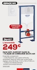 Gedimat Masseube - Promo Pack bâti-support rapid sl + plaque de commande skate air Promo Pack bâti-support rapid sl + plaque de commande skate air à 249,00 € dans le catalogue Gedimat à Masseube