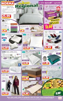 Catalogue Norma à Uckange cette semaine, valable du 02/09/2026 au 08/09/2026 Prospectus Norma à Uckange, "Votre Discounter Régional", 14 pages de promos valables du 02/09/2026 au 08/09/2026