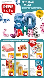 REWE Supermarkt Prospekt der aktuellen Woche mit 32 Seiten, gültig von 31.08.2026 bis 05.09.2026, in Wiehl und Umgebung Aktueller REWE Supermarkt Prospekt in Wiehl und Umgebung, "Dein Markt" mit 32 Seiten, 31.08.2026 - 05.09.2026
