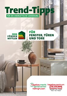 Dethlefsen Baustoffe Prospekt Trend-Tipps FÜR DIE ENERGETISCHE SANIERUNG mit  Seiten in Osterstedt und Umgebung