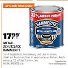 Metall-Schutzlack von Hammerite im aktuellen OBI Prospekt für 17,99 €