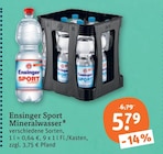 Aktuelle Mineralwasser Angebote bei tegut in Stuttgart Aktuelles Sport Mineralwasser Angebot bei tegut in Stuttgart ab 5,79 €