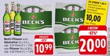 Aktuelles Pilsener auch Alkoholfrei Angebot bei E center in Reutlingen ab 10,99 €