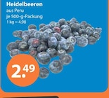 Heidelbeeren bei V-Markt im Heimertingen Prospekt für 2,49 €