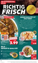 Aktueller Kaufland Prospekt mit Gulasch, "Aktuelle Angebote", Seite 22