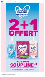 Prix et réduction Soupline dans le prospectus Carrefour Market en cours Offre Soupline dans le catalogue Carrefour Market du moment à la page 16
