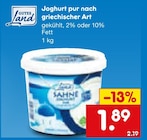 Aktuelles Joghurt pur nach griechischer Art Angebot bei Netto Marken-Discount in Frankfurt (Main) ab 1,89 €