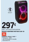 Enceinte highpower partybox club 120 - JBL dans le catalogue E.Leclerc