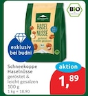 Haselnüsse von Schneekoppe für 1,89 € bei budni im Angebot Haselnüsse von Schneekoppe im aktuellen budni Prospekt
