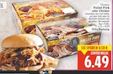 Pulled Pork oder Chicken von Tillmans für 6,49 € bei E center im Angebot Pulled Pork oder Chicken von Tillmans im aktuellen E center Prospekt