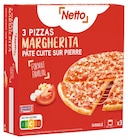 3 PIZZAS MARGUERITA SURGELÉES - NETTO dans le catalogue Netto