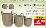 Poly-Rattan-Pflanzkorb im Angebot bei Zimmermann in Lehrte Poly-Rattan-Pflanzkorb Angebote bei Zimmermann Lehrte für 6,99 €