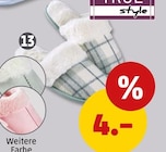 Damen-Hausschuhe mit Felloptik Angebote von TRUE style bei Penny Heinsberg für 4,00 €