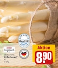 Weißer Spargel von REWE Regional im aktuellen REWE Prospekt für 8,90 €