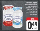 Joghurt auf Frucht Erdbeere von Landliebe im aktuellen E center Prospekt für 0,49 €