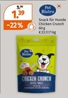 Snack für Hunde Chicken Crunch Angebote von Pet Bistro bei Müller Freital für 1,39 €