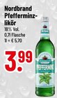 Pfefferminzlikör im Angebot bei Trinkgut in Ingolstadt Pfefferminzlikör Angebote von Nordbrand bei Trinkgut Ingolstadt für 3,99 €