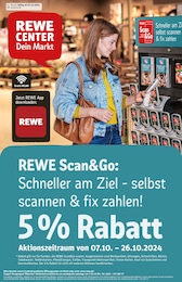 REWE Prospekt "Dein Markt" für Emden, 34 Seiten, 07.10.2024 - 12.10.2024