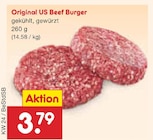 Original US Beef Burger für 3,79 € bei Netto Marken-Discount im Angebot Original US Beef Burger im aktuellen Netto Marken-Discount Prospekt