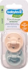 Schnuller Latex Gr 1, beige/mint, von Geburt an von babylove für 3,25 € bei dm-drogerie markt im Angebot Schnuller Latex Gr 1, beige/mint, von Geburt an von babylove im aktuellen dm-drogerie markt Prospekt
