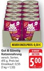 Hello my cat Zarte Stückchen Angebote von Gut & Günstig bei E center Schwäbisch Gmünd für 0,50 €