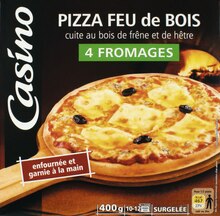 Pizza cuite au feu de bois 4 fromages surgelée - Spar à Angers Pizza cuite au feu de bois 4 fromages surgelée en promo chez Spar Angers à 2,89 €