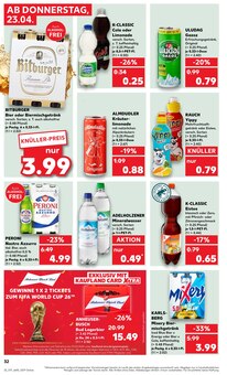 Mineralwasser im Kaufland Prospekt "KNÜLLER" mit 66 Seiten (Bonn)