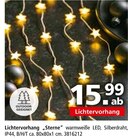 Lichtervorhang „Sterne“ von  im aktuellen Segmüller Prospekt für 15,99 €