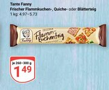 Frischer Flammkuchenteig von Tante Fanny im aktuellen GLOBUS Prospekt