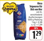nah und gut Regis-Breitingen - Teigwaren Für Dich von Hier Angebot im Prospekt Teigwaren Für Dich von Hier bei nah und gut im Regis-Breitingen Prospekt für 1,29 €